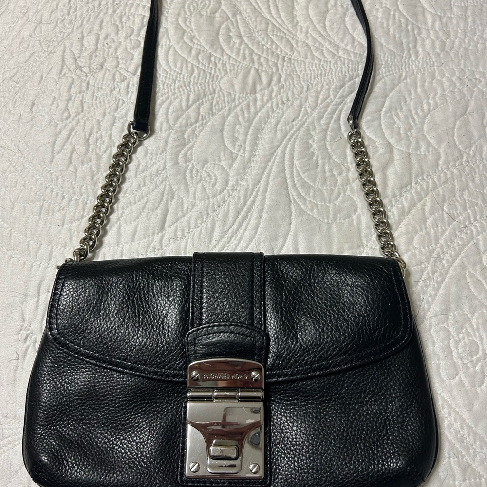 Michael Kors Black shoulder  Bag with Chain Strap